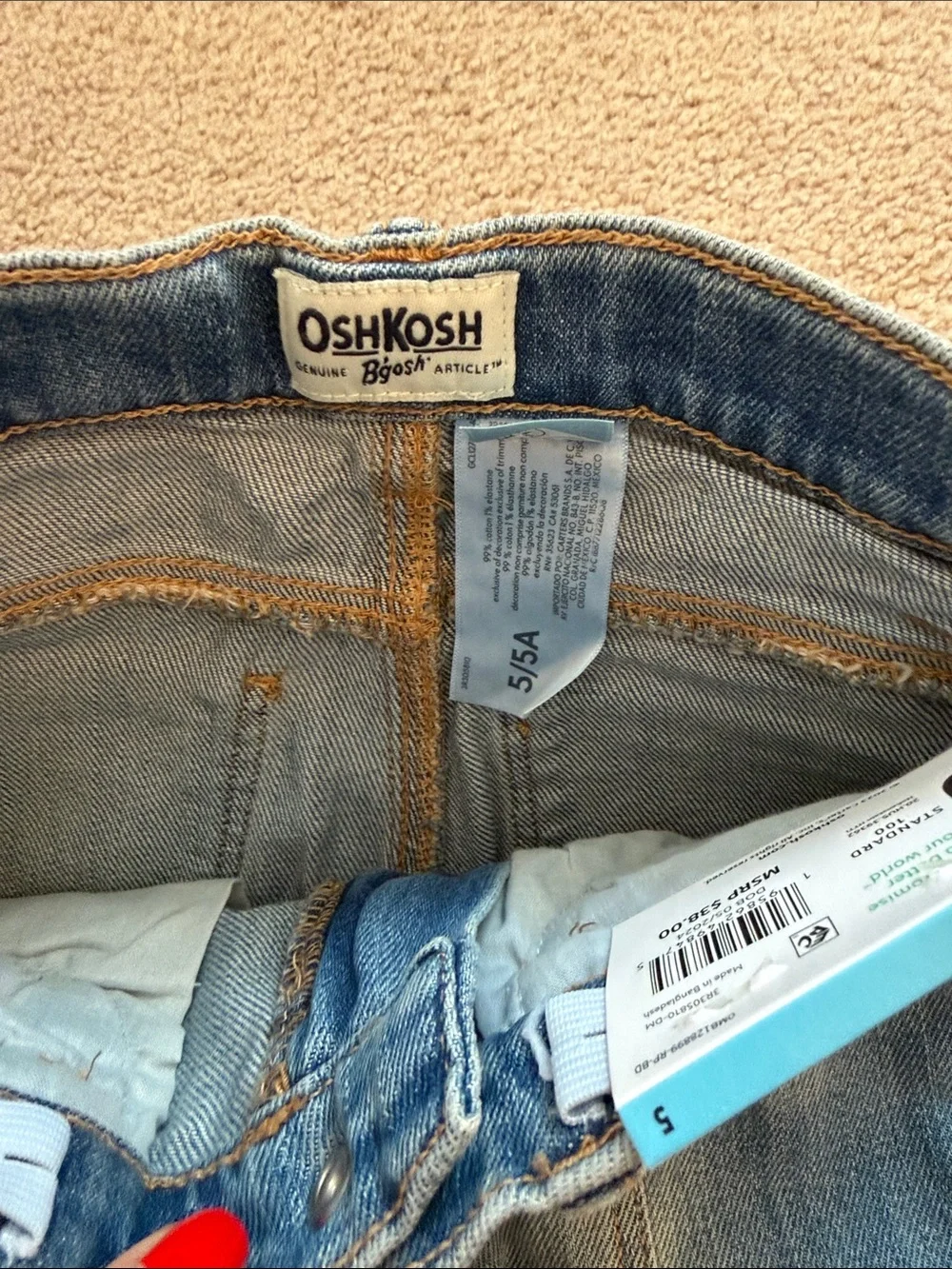 OshKosh B'gosh Medium Blue Girls' Bootcut Flare Jeans